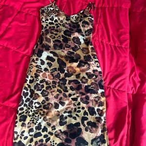Leopard Print Dress (stretchy)